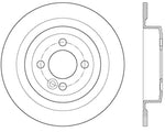 StopTech 09-16 MINI Cooper Cyro Slotted Sport Brake Rotor - Rear Left