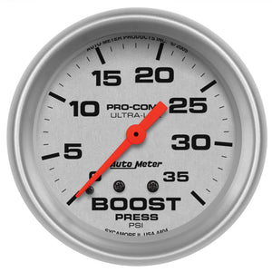 Autometer Ultra-Lite 2 5/8in Mechanical Boost Gauge