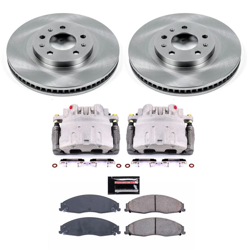 Power Stop 03-07 Cadillac CTS Front Autospecialty Brake Kit w/Calipers