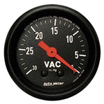 AutoMeter Gauge Vacuum 2-1/16in. 30Inhg Mechanical Z-Series