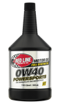 Red Line 0W40 Motor Oil Quart (For Four-Stroke Dirt Bikes/ATVs/Powersports Applications)