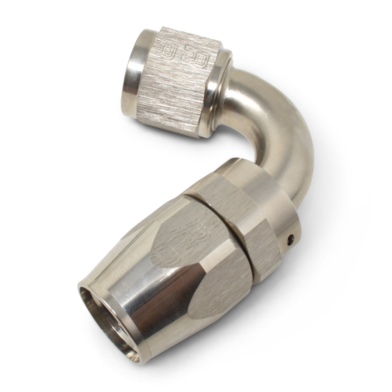 Russell Performance -6 AN Endura 120 Degree Full Flow Swivel Hose End (With 9/16in Radius)