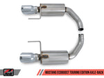 AWE Tuning S550 Mustang EcoBoost Axle-back Exhaust - Touring Edition (Chrome Silver Tips)