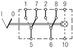 Hella Switch Rocker Spdt 6 Pole