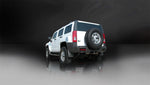 Corsa 06-08 Hummer H3 3in Cat-Back Dual Rear w Single 4in Black Pro-Series Tips