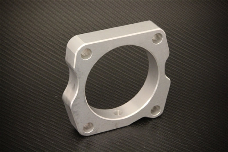 Torque Solution Throttle Body Spacer (Silver): Acura TL 2004-2007