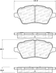 StopTech Performance 14-18 Ford Fiesta Front Brake Pads