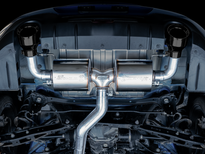 AWE Tuning Subaru BRZ/ Toyota GR86/ Toyota 86 Touring Edition Cat-Back Exhaust- Diamond Black Tips