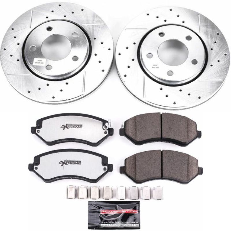 Power Stop 03-07 Chrysler Town & Country Front Z36 Truck & Tow Brake Kit