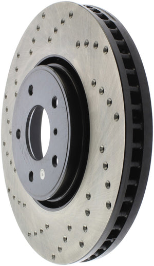 StopTech 11/05+ Infinity FX 35/45 SportStop Drilled Front Right Rotor