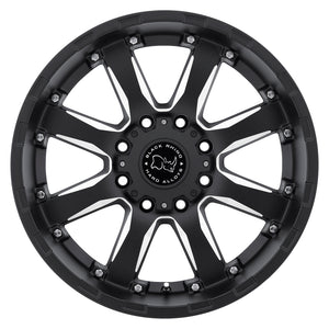 Black Rhino Sierra 18x9.0 8x165 ET12 CB 122.1 Gloss Black w/Milled Spokes Wheel