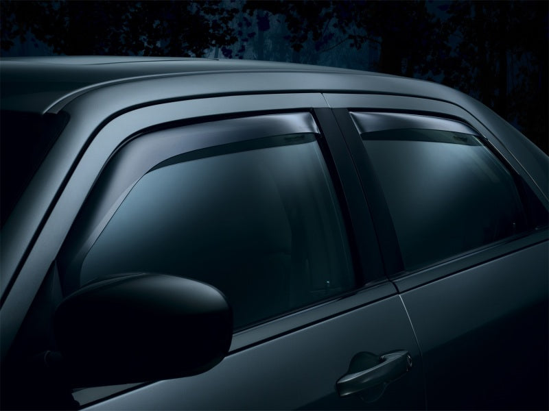 WeatherTech 07-13 Cadillac Escalade Front and Rear Side Window Deflectors - Dark Smoke