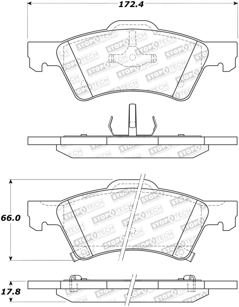 StopTech Street Brake Pads