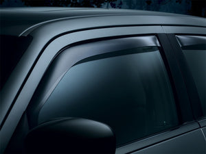 WeatherTech 13+ Hyundai Santa Fe Front Side Window Deflectors - Dark Smoke