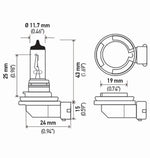 Hella Bulb H11 12V 55W Pgj192 T4 Sb