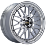 BBS LM 19x8.5 5x112 ET48 Diamond Silver Center Diamond Cut Lip Wheel -82mm PFS/Clip Required