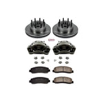 Power Stop 07-10 Ford F-350 Super Duty Front Autospecialty Kit w/Cals