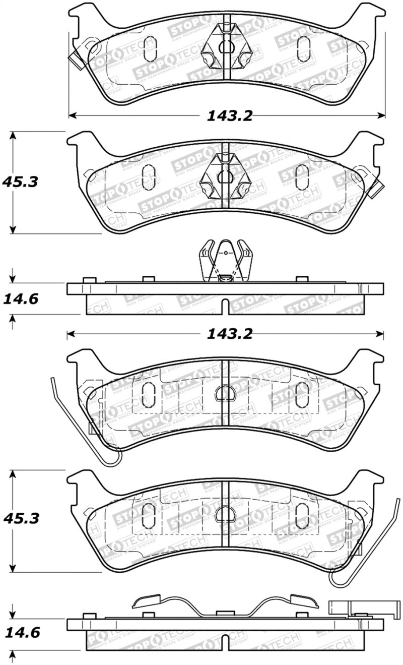 StopTech Street Brake Pads