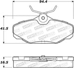 StopTech Street Brake Pads - Rear