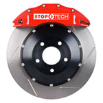 StopTech 09-10 Nissan 370Z Sport Model Only Front BBK w/ Red ST-60 Calipers Slotted 355x32mm Rotors