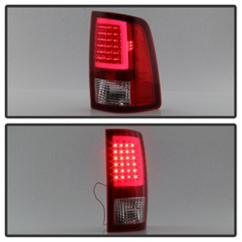 xTune Dodge Ram 1500 09-16 LED Tail Lights Incandescent Model Only - Red Clear ALT-ON-DR09-LBLED-RC