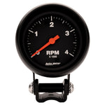 Autometer Z-Series 2-5/8in 4K RPM Pedestal Tachometer Gauge