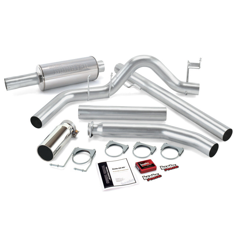 Banks Power 02 Dodge 5.9L Std Cab Git-Kit - SS Single Exhaust w/ Chrome Tip