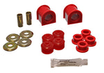 Energy Suspension 93-98 Jeep Grand Cherokee Complete Red Frt Sway Bar Bushing Set w/End Link Bushing