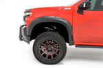 Bushwacker 19-21 Chevrolet Silverado 1500 Pocket Style Flares 4pc - Black