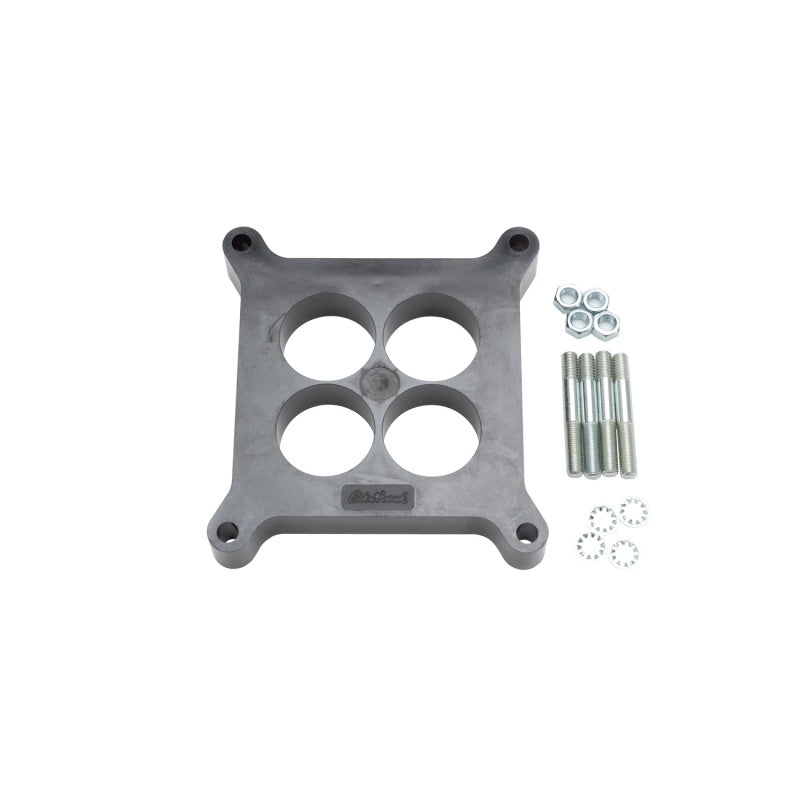 Edelbrock Spacer Carburetor 1/2In Wood Fiber Laminate Divided