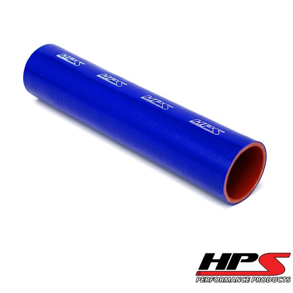 HPS Performance Silicone Coupler HoseHigh Temp 4-ply Reinforced1/4" ID1 Foot LongBlue
