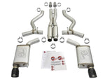 aFe MACHForce XP 3in 304 SS Loud Tone Cat-Back w/ Black Tips 15-17 Ford Mustang V6-3.7L/V8-5.0L