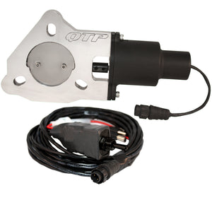 QTP 2.25in Bolt-On QTEC Electric Cutout Valve - Single