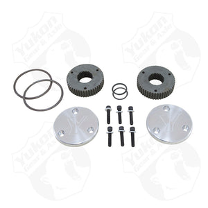 Yukon Gear Hardcore Drive Flange Kit For Dana 44 / 30 Spline Outer Stubs. Yukon Engraved Caps