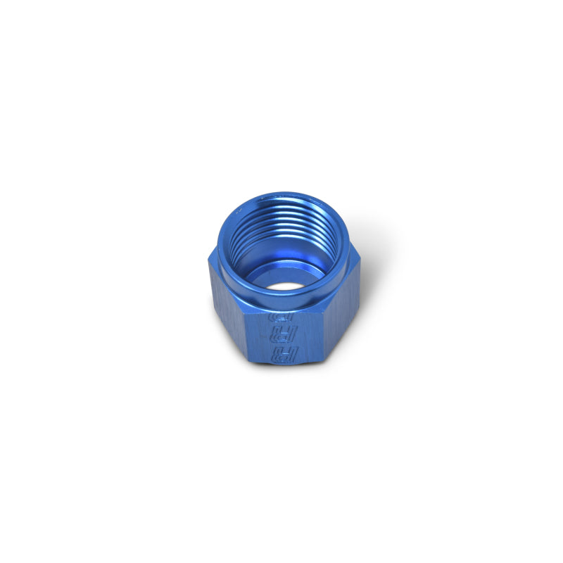 Russell Performance -6 AN Tube Nuts 3/8in dia. (Blue) (2 pcs.)