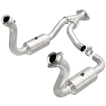 MagnaFlow DF Cat Conv 08-10 Ford F-250/F-250 SD/F-350/F-350 SD 5.4L/6.8L/F-450 SD 6.8L Y-Pipe Assy
