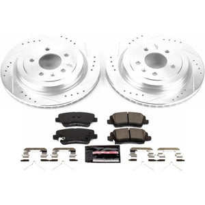 Power Stop 16-18 Cadillac ATS Rear Z23 Evolution Sport Brake Kit