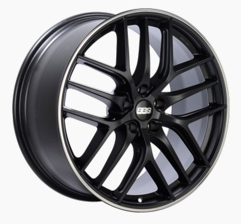 BBS CC-R 19x9 5x120 ET26 Satin Black Polished Rim Protector Wheel -82mm PFS/Clip Required