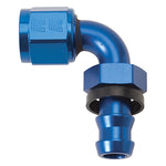 Russell Performance -10 AN Twist-Lok 90 Degree Hose End (Blue)