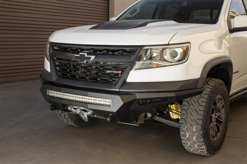 Addictive Desert Designs 17-18 Chevy Colorado Stealth Fighter Front Bumper w/ Winch Mount