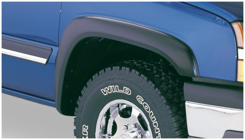 Bushwacker 88-99 Chevy C1500 Extend-A-Fender Style Flares 2pc Covers OEM Flare Holes - Black