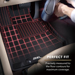 3D MAXpider 2009-2020 Dodge Ram 1500/2500/3500 Crew Cab Kagu 2nd Row Floormats - Black