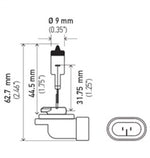 Hella Bulb 898 12V 375W Pgj13 T325