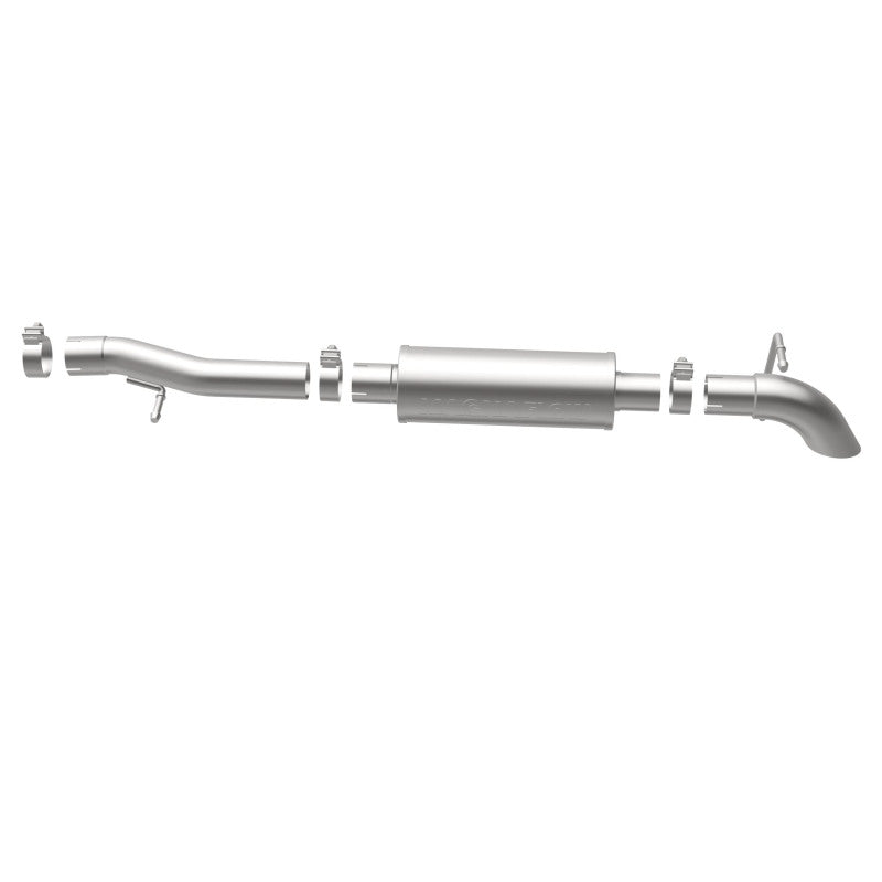 MagnaFlow 12-14 Jeep Wrangler JK Unltd V6 3.6L 2D Turn Down Front of Rear Tire SS C/B Perf Exhaust
