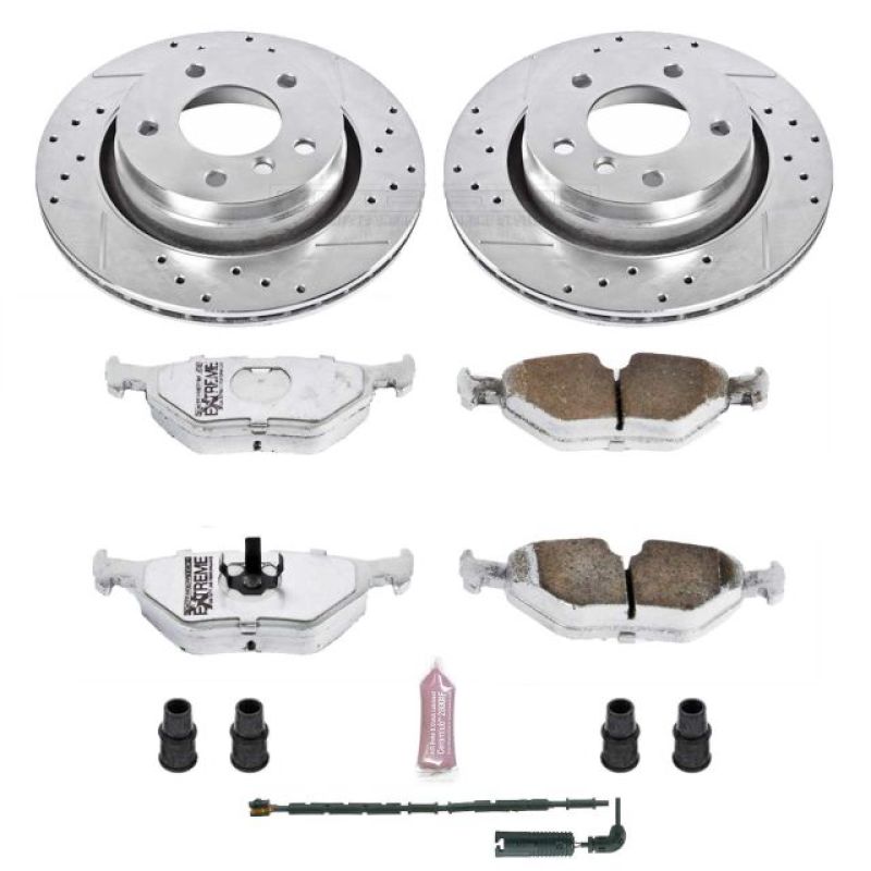 Power Stop 2000 BMW 323i Rear Z26 Street Warrior Brake Kit