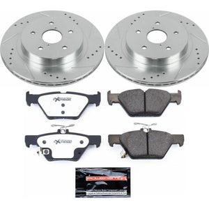 Power Stop 15-18 Subaru Legacy Rear Z26 Street Warrior Brake Kit