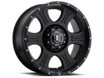 ICON Shield 20x9 5x150 16mm Offset 5.625in BS 110.1mm Bore Satin Black Wheel