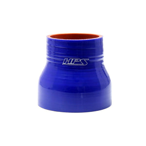 HPS Performance Silicone Reducer HoseHigh Temp 4-ply Reinforced1-5/8" - 2" ID3" LongBlue