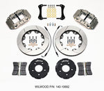 Wilwood Forged Superlite 4R ST BB Front Kit Road Race 94-04 Mustang