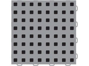 WeatherTech TechFloor - 12in X 12in Tiles - Grey/Black **Order in Qtys of 10